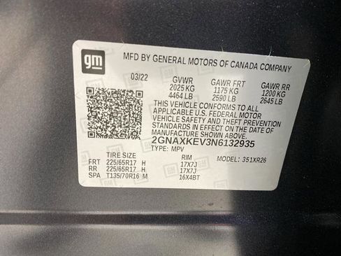 Used 2022 Chevrolet Equinox LT image 49