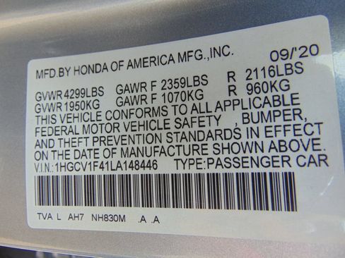 Used 2020 Honda Accord EX image 32