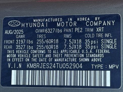 Certified 2026 Hyundai Palisade XRT Pro AWD/4WD image 29
