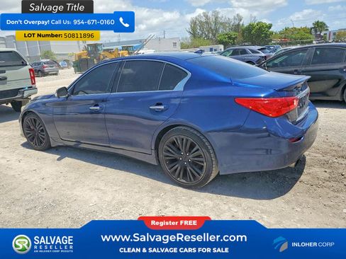 Used 2017 INFINITI Q50 Red Sport 400 RWD image 3