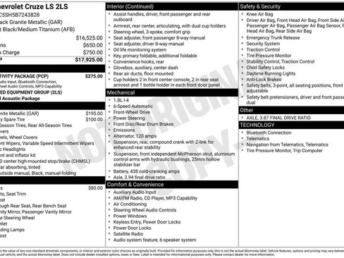 Used 2011 Chevrolet Cruze LS w/ Connectivity Package image 4