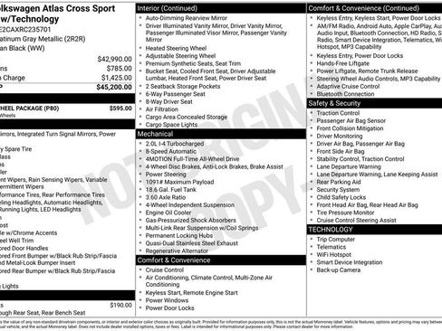 Used 2024 Volkswagen Atlas Cross Sport SE w/ Black Wheel Package AWD/4WD image 30