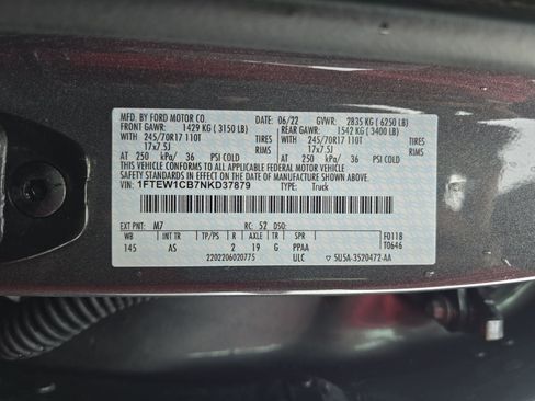 Used 2022 Ford F150 XL w/ Equipment Group 101A High image 19