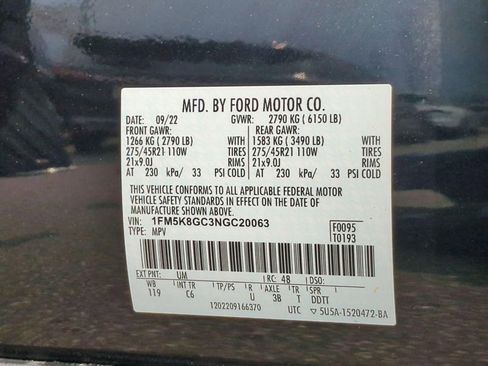 Used 2022 Ford Explorer ST w/ Equipment Group 401A image 35