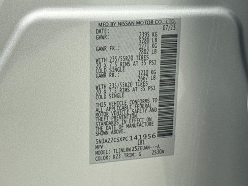 Used 2023 Nissan Murano SL AWD/4WD image 25