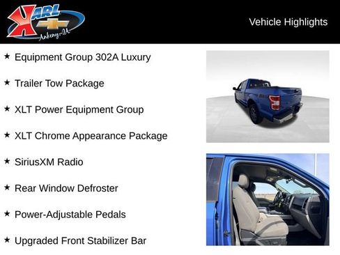 Used 2019 Ford F150 XLT w/ Equipment Group 302A Luxury image 2