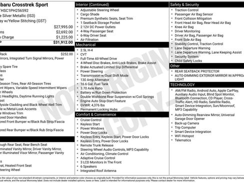 Used 2023 Subaru Crosstrek 2.5i Sport image 3