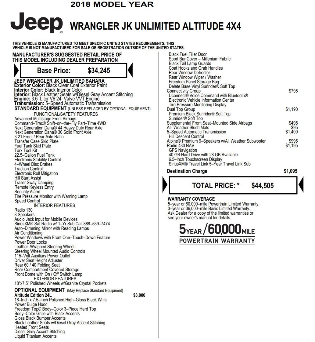Used 2018 Jeep Wrangler Unlimited Sahara AWD/4WD image 2