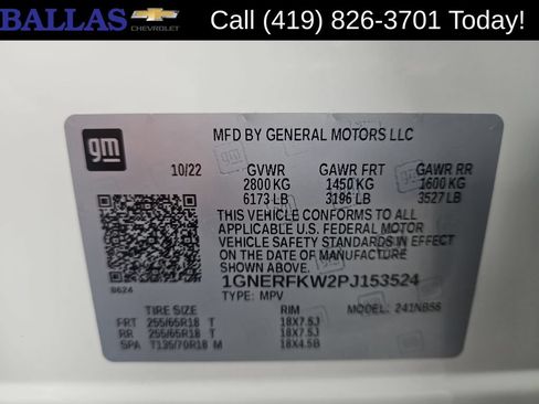 Certified 2023 Chevrolet Traverse LS FWD image 34