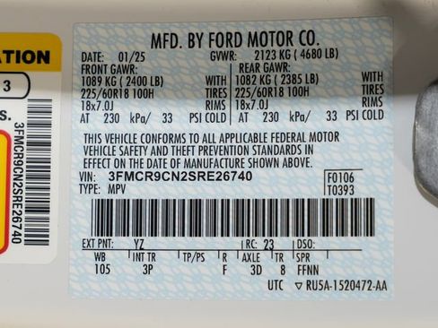 Used 2025 Ford Bronco Sport Outer Banks w/ Outer Banks Tech Package+ AWD/4WD image 23