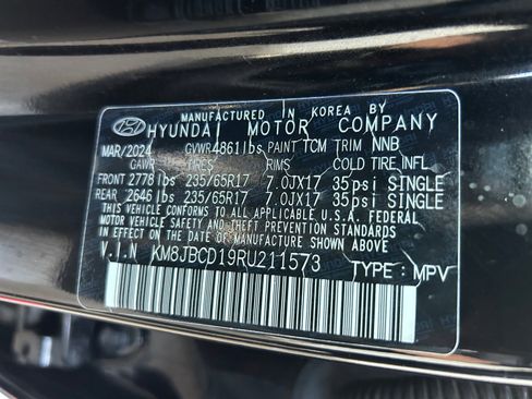 Used 2024 Hyundai Tucson Blue image 31