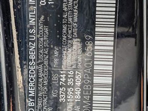 Certified 2023 Mercedes-Benz EQS 580 4MATIC SUV image 25