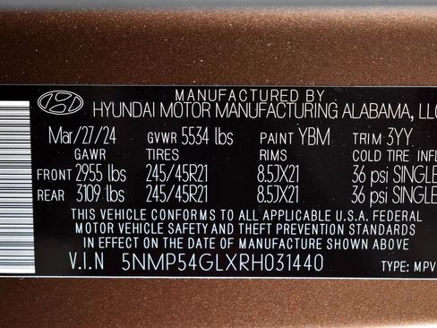 Used 2024 Hyundai Santa Fe Calligraphy image 15