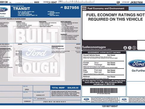 Used 2018 Ford Transit 150 130 Medium Roof RWD image 6
