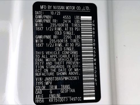 Used 2023 Nissan Rogue SV image 36