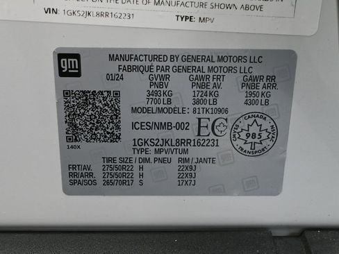 Used 2024 GMC Yukon XL Denali w/ Advanced Technology Package AWD/4WD image 64