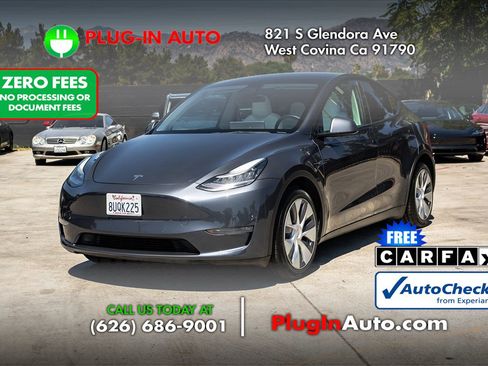 Used 2021 Tesla Model Y Long Range AWD/4WD image 1