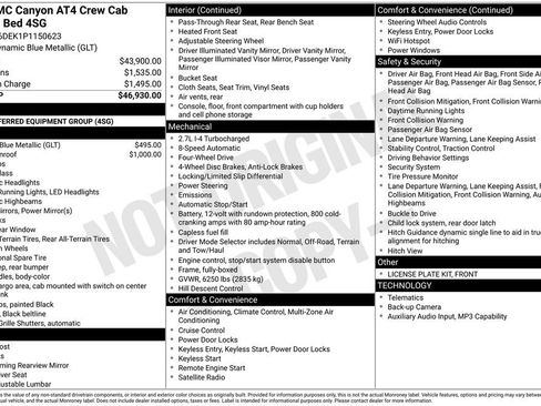 Used 2023 GMC Canyon AT4 AWD/4WD image 45