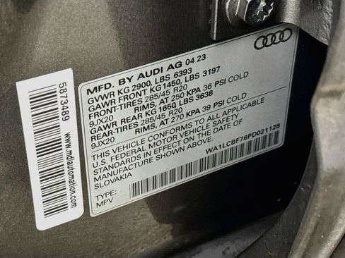 Used 2023 Audi Q7 2.0T Premium Plus w/ Premium Plus Package AWD/4WD image 29