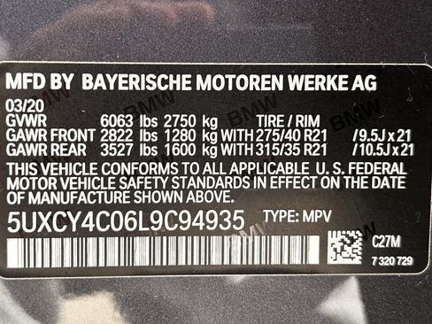 Used 2020 BMW X6 sDrive40i w/ Convenience Package image 42