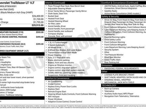 New 2026 Chevrolet TrailBlazer LT w/ LT Cold Weather Package image 31