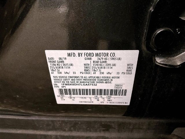 Used 2020 Ford Explorer XLT w/ Equipment Group 202A AWD/4WD image 34