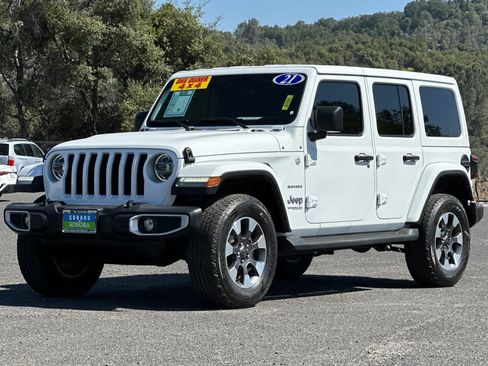Used 2021 Jeep Wrangler Unlimited Sahara AWD/4WD image 7
