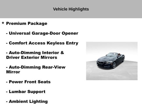 Used 2017 BMW 230i xDrive Convertible AWD/4WD image 18