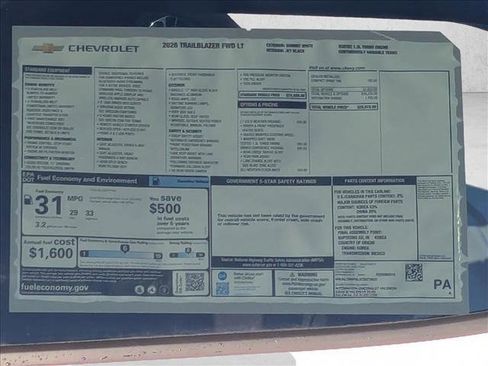 New 2026 Chevrolet TrailBlazer LT w/ LT Cold Weather Package image 17