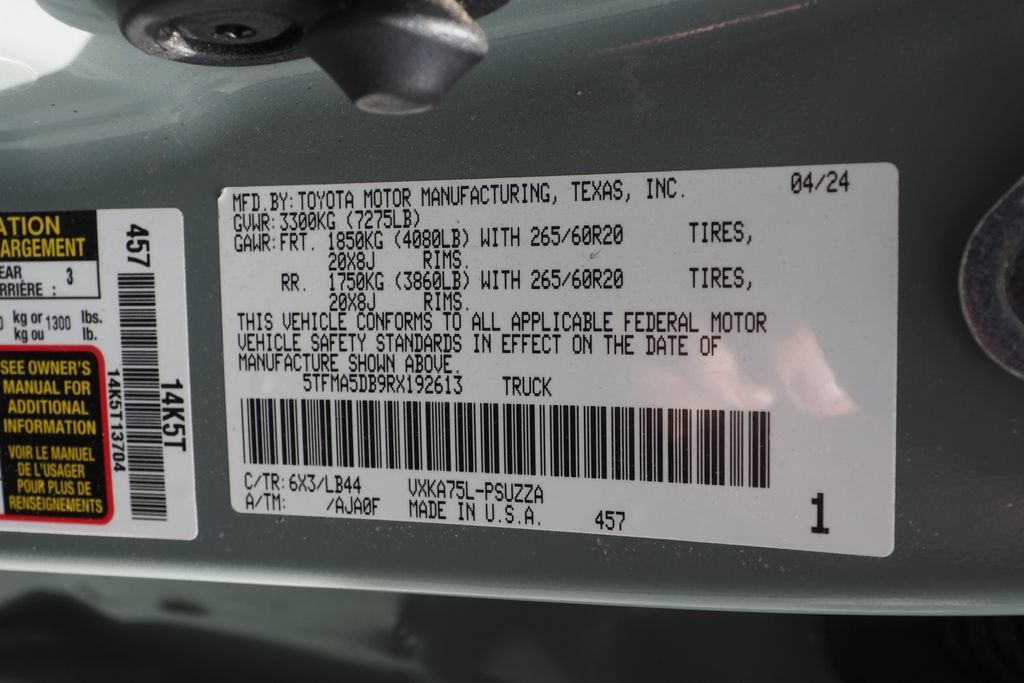 Used 2024 Toyota Tundra 1794 Edition AWD/4WD image 28