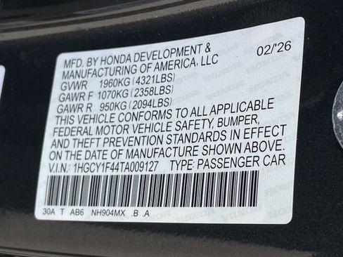 Used 2026 Honda Accord SE image 29