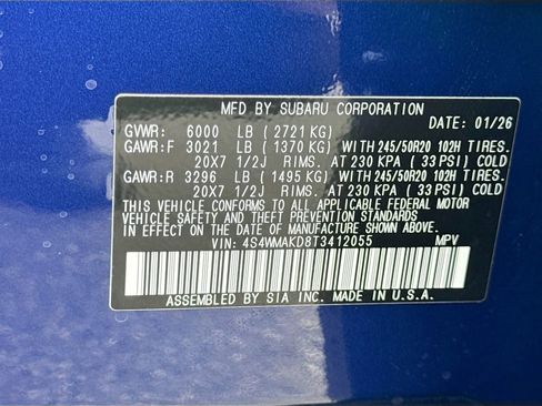 New 2026 Subaru Ascent Touring image 43