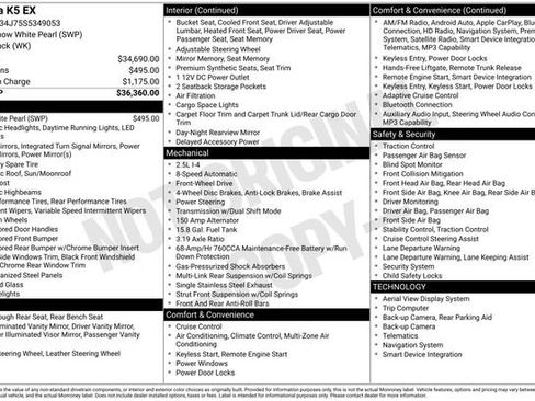 Certified 2025 Kia K5 EX FWD image 10