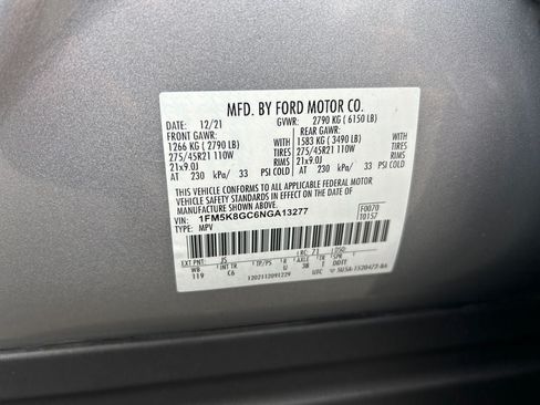 Used 2022 Ford Explorer ST w/ Equipment Group 401A AWD/4WD image 37