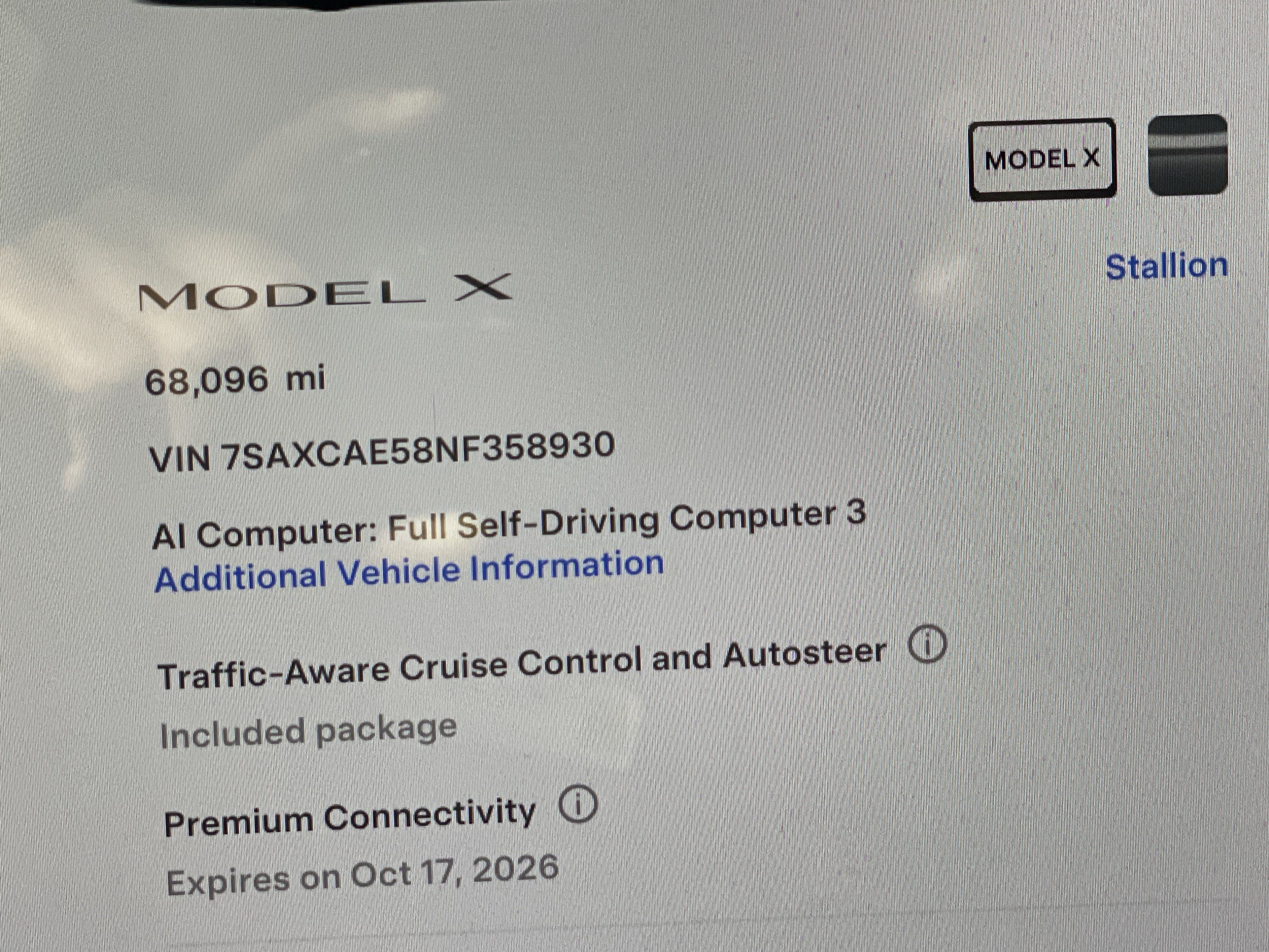 Used 2022 Tesla Model X AWD/4WD image 27