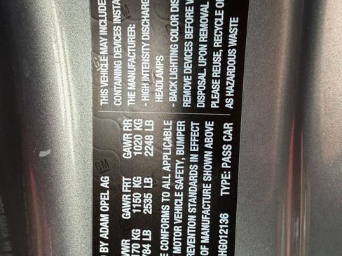 Used 2017 Buick Cascada Premium FWD image 23