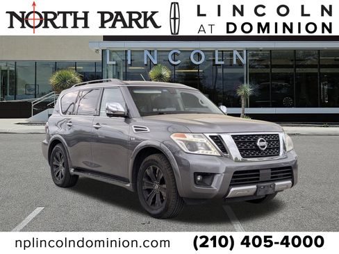 Used 2017 Nissan Armada Platinum w/ Captain Seat Package RWD image 1