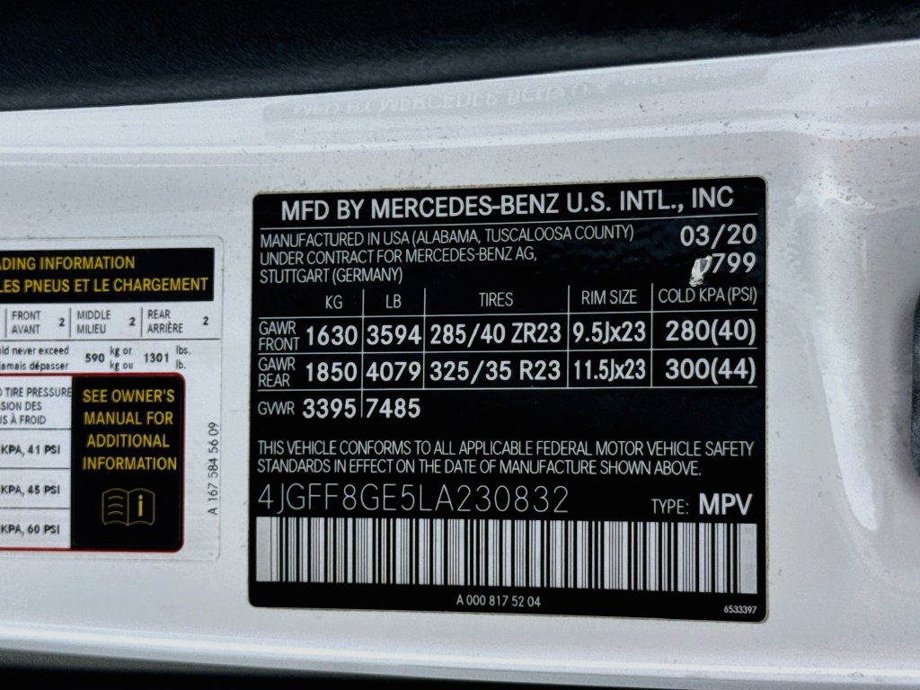 Certified 2020 Mercedes-Benz GLS 580 4MATIC image 34