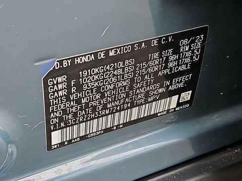 Certified 2024 Honda HR-V LX image 27