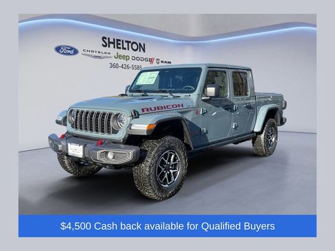 New 2026 Jeep Gladiator Rubicon w/ Steel Power Dome Hood Package AWD/4WD image 1