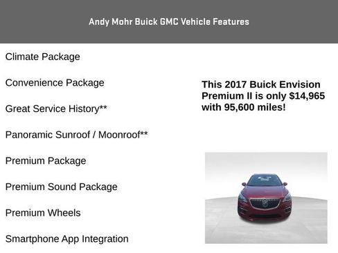 Used 2017 Buick Envision Premium w/ Driver Confidence Package AWD/4WD image 8