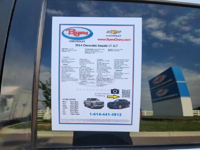 Used 2014 Chevrolet Impala LT w/ Convenience Package FWD image 14