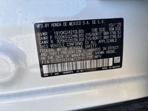 Used 2026 Honda HR-V LX image 24