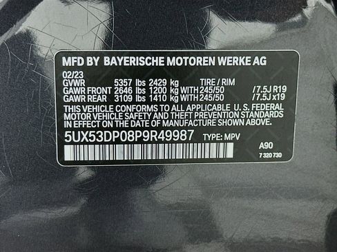 Certified 2023 BMW X3 xDrive30i w/ Convenience Package image 33