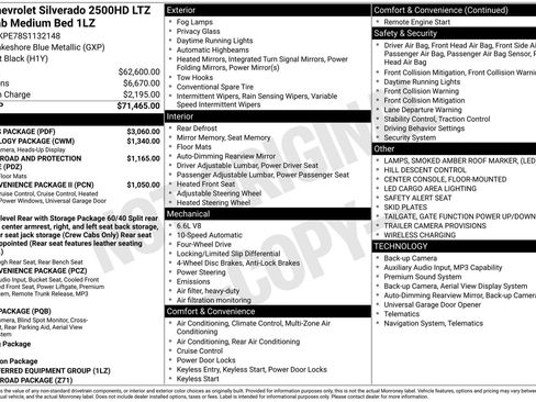 Used 2025 Chevrolet Silverado 2500 LTZ w/ LTZ Plus Package AWD/4WD image 14