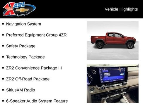 Certified 2023 Chevrolet Colorado ZR2 w/ ZR2 Convenience Package III AWD/4WD image 2