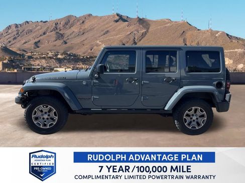 Used 2015 Jeep Wrangler Unlimited Rubicon w/ Connectivity Group AWD/4WD image 3