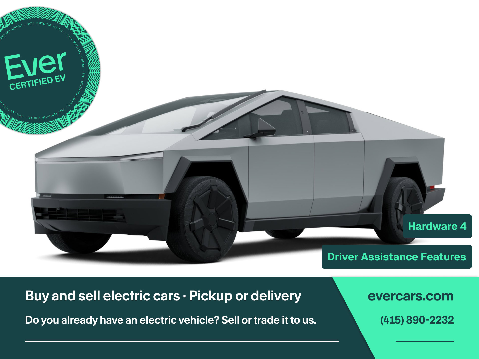 Used 2024 Tesla Cybertruck AWD Crew Cab image 1