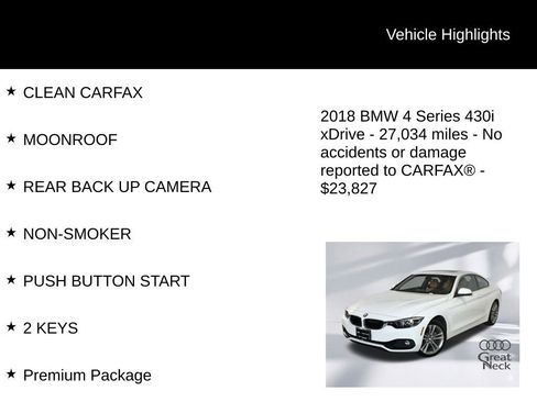 Used 2018 BMW 430i xDrive Coupe image 8