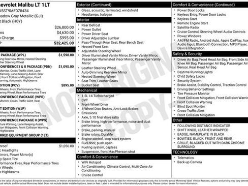 Used 2021 Chevrolet Malibu LT w/ Leather Package image 11